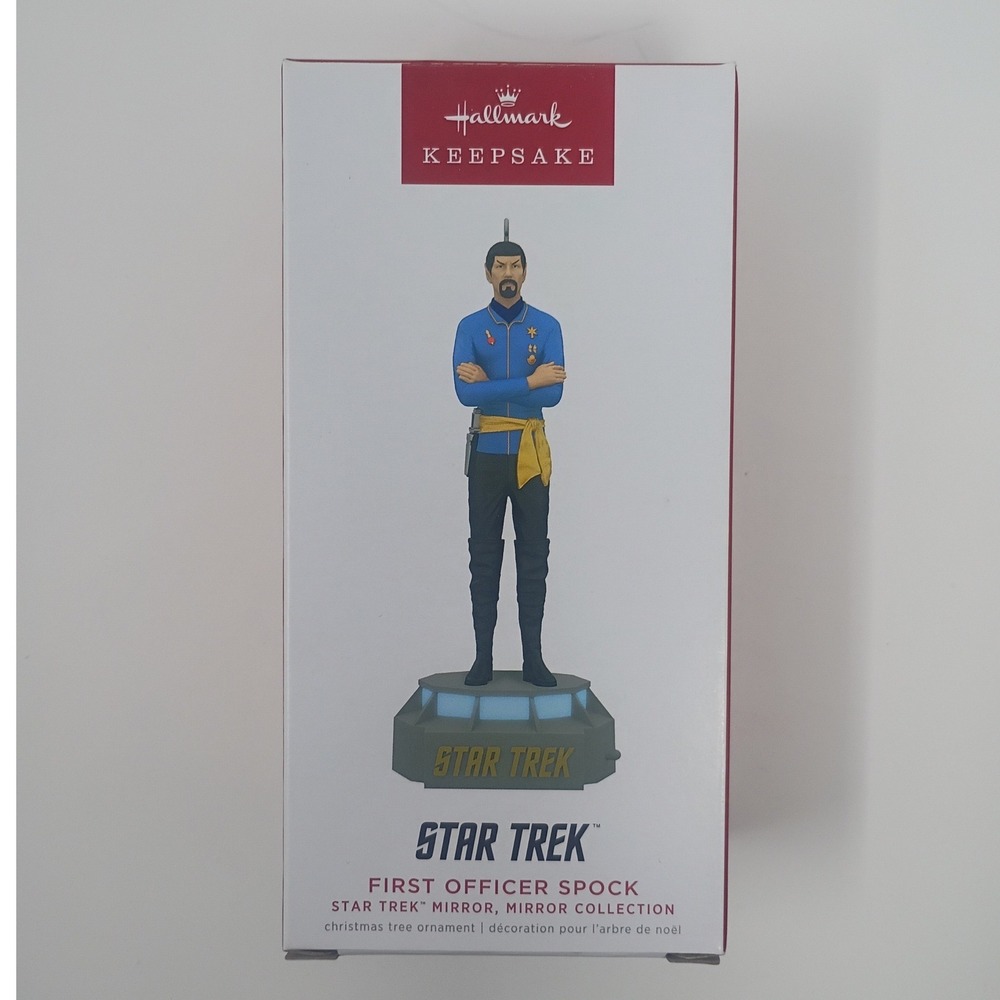 Hallmark Keepsake Star Trek First Officer Spock Mirror Mirror Ornament P2